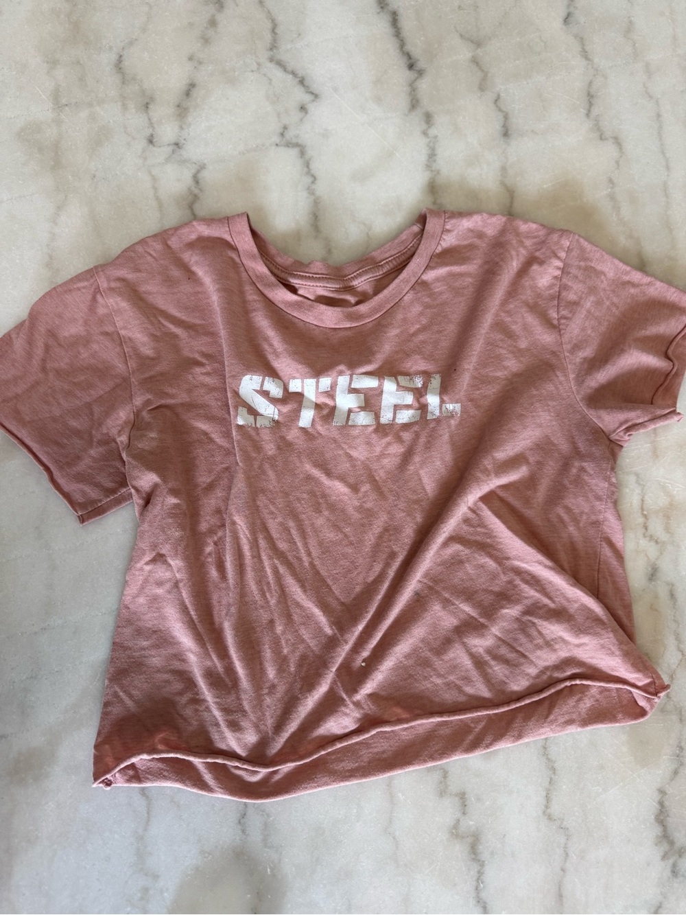 STEEL Pink Kids Graphic Tee - Casual Comfort Top